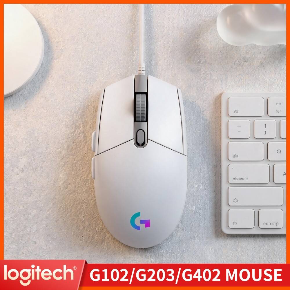Logitech Mouse G203 - Logitech G203 LIGHTSYNC Mouse Gaming Berkabel