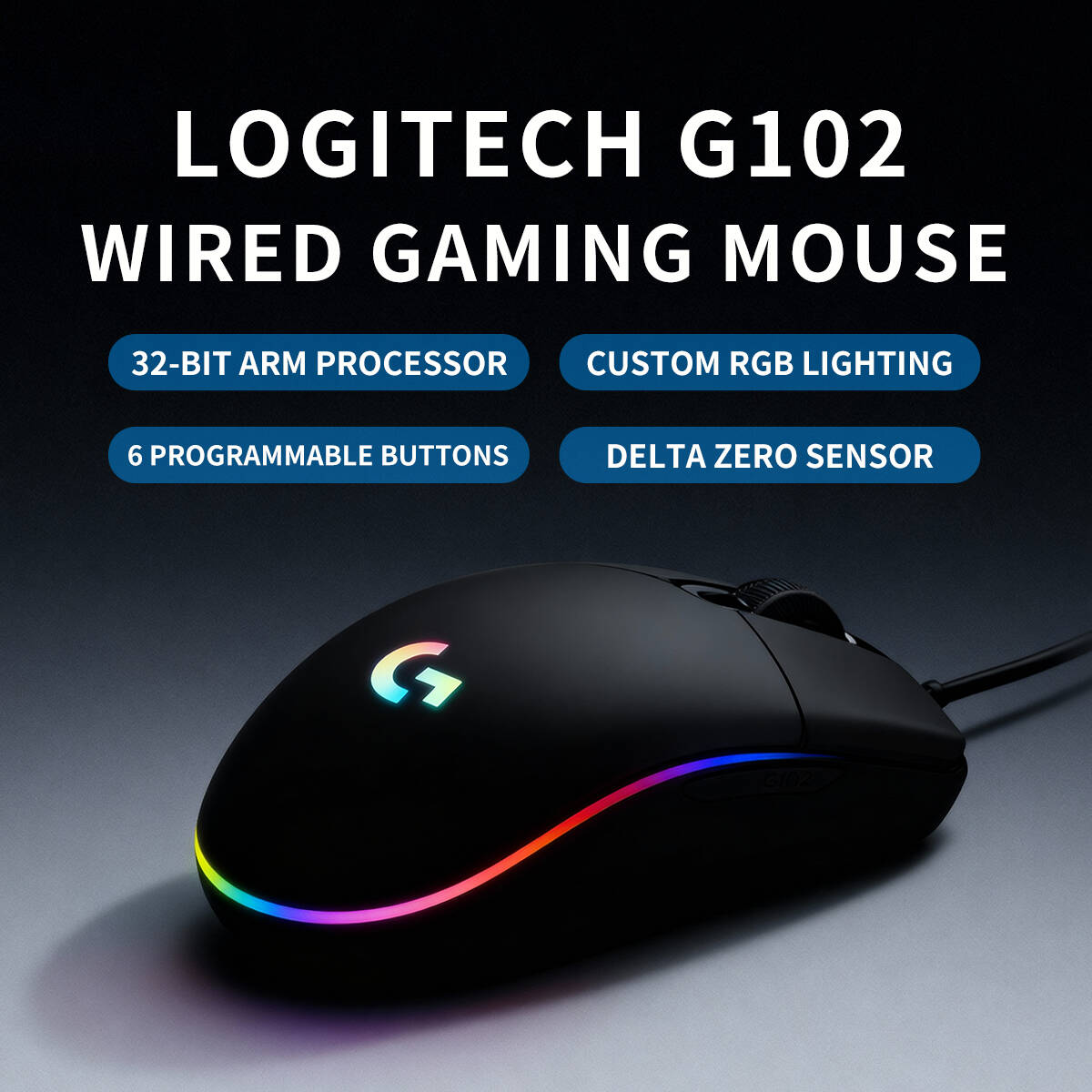 Logitech G102 Mouse Gaming Ber - Logitech Mouse G203 ulasan dan harga