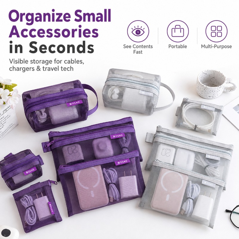 6 Buah Tas Aksesori Teknologi  - Tech Woven Accessories ulasan dan harga