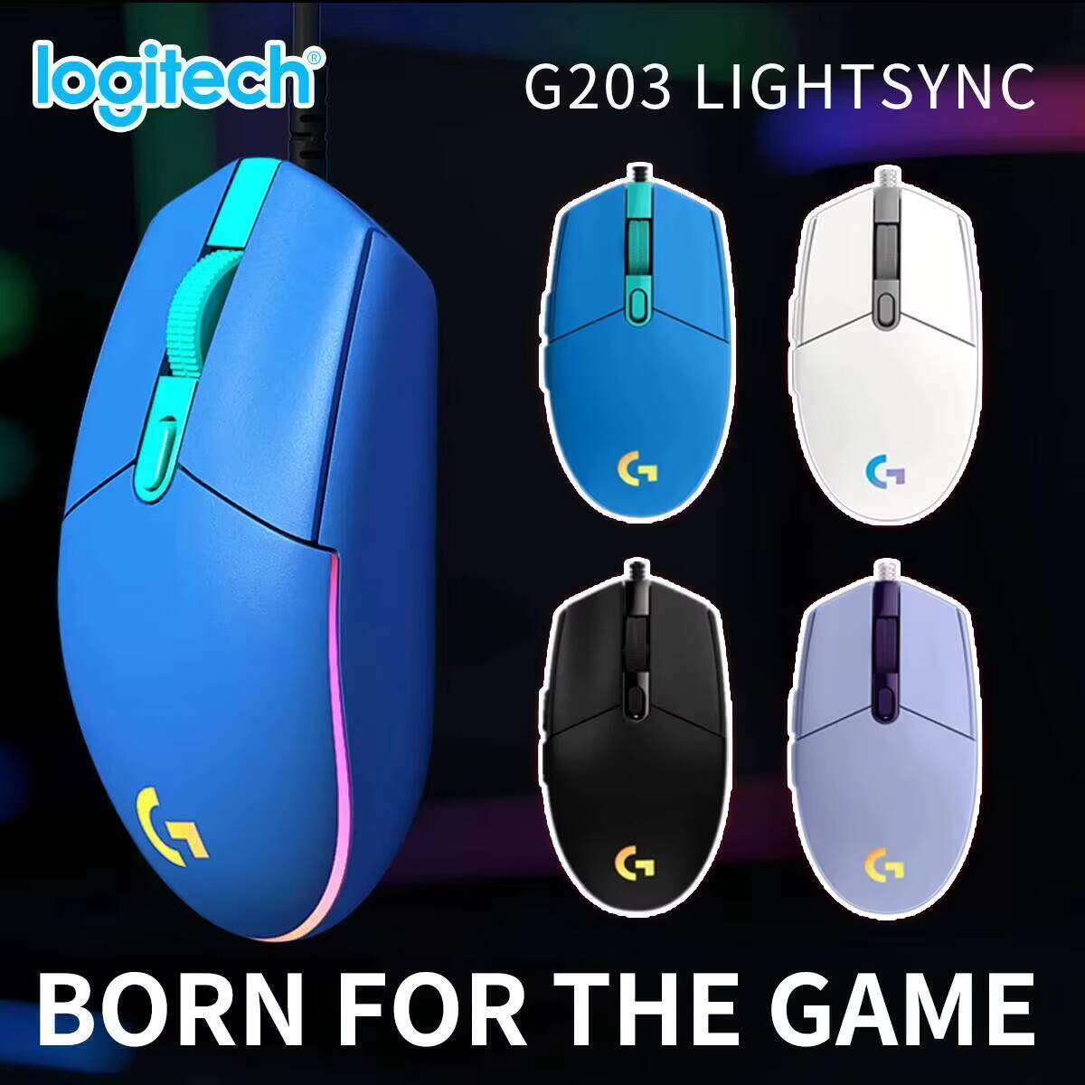 Logitech G203 Mouse Gaming RGB - Logitech Mouse G203 ulasan dan harga