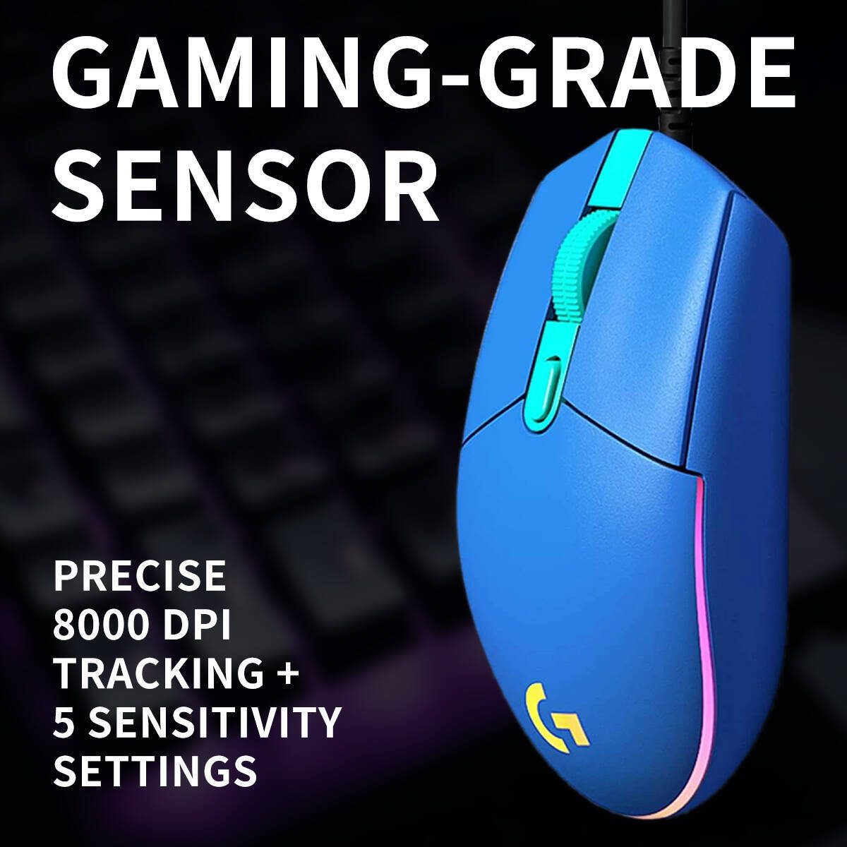 Logitech G203 LIGHTSYNC Mouse  - Logitech Mouse G203 ulasan dan harga